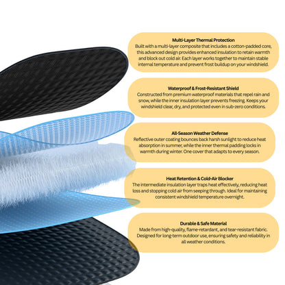 MagShieldX — Premium Thickened Magnetic Snow Cover