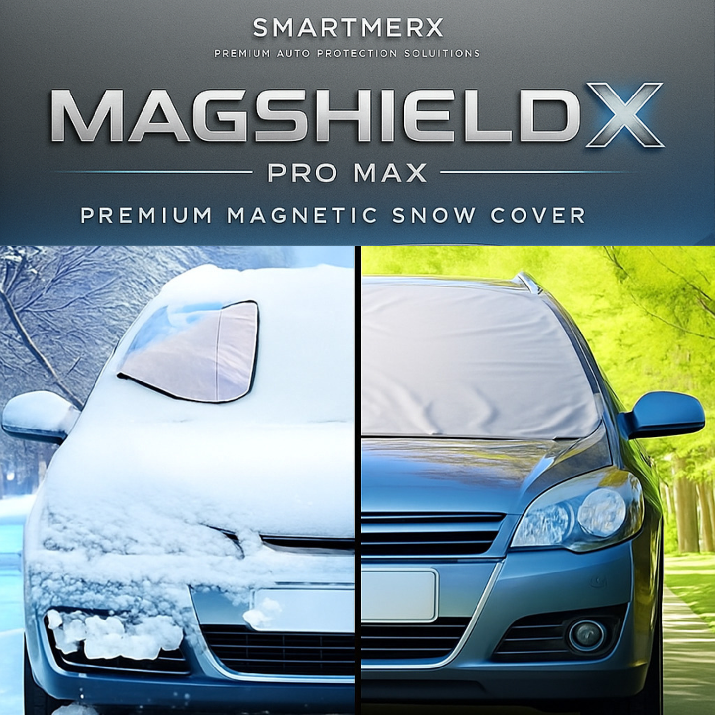 MagShieldX — Premium Thickened Magnetic Snow Cover